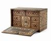 AN INDO-PORTUGUESE BONE INLAID BOX, PROBABLY GOA, INDIA, 19TH-20TH CENTURY