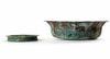 A PERSIAN BRONZE BOWL AND A SMALL BRONZE TRAY, KHORASSAN, 12TH-13TH CENTURY