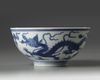 A CHINESE BLUE AND WHITE BOWL, 19TH CENTURY