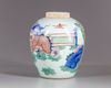 A Chinese wucai porcelain jar
