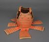 A JAPANESE GOLD LACQUER METAL SUIT-OF-ARMOUR (Ô’YOROI), SECOND HALF 18TH CENTURY (EDO PERIOD)