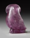 A GREEK/EASTERN MEDITERRANEAN AMETHYST OWL, CIRCA 4TH-3RD CENTURY B.C.