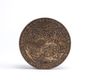 A Chinese bronze 'Immortals' round box and cover