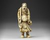 A JAPANESE IVORY NETSUKE, EDO PERIOD - MEIJI PERIOD (19TH CENTURY)