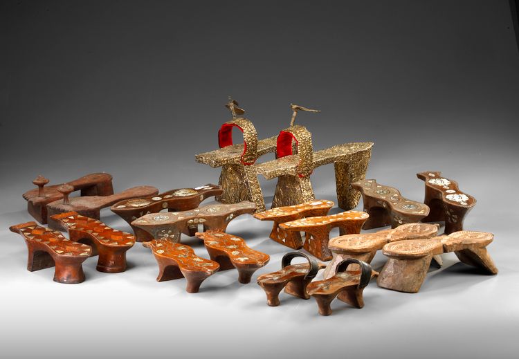 FIVE PAIR OF OTTOMAN HAMMAM SHOES, 19TH-20TH CENTURY