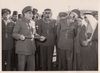 A COLLECTION OF SIX PHOTOGRAPHS ABOUT  THE SAUDI ARMY COMMANDERS, OFFICERS AND SOLDIERS AND THEIR RELATION WITH EGYPT IN 1950s 