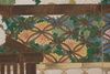 A JAPANESE FLORAL SIX PANEL SCREEN, MEIJI PERIOD (1868-1912)
