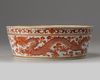 A Chinese iron-red-decorated 'dragon' bowl