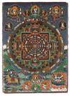 A THANGKA OF A TANTRIC BUDDHIST MANDALA, TIBET, 20TH CENTURY