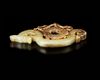 A GREEN JADE AND BRONZE PENDANT, CHINA, SONG DYNASTY (960–1279)