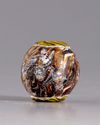 AN ANCIENT ROMAN MOSAIC GLASS BEAD