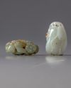 TWO CHINESE JADE CARVINGS, 19TH CENTURY