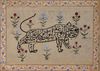 A DEVOTIONAL ZOOMORPHIC CALLIGRAPHIC COMPOSITION, INDIA