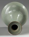 A Chinese celadon-glazed bottle vase