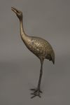 TWO JAPANESE BRONZE CRANES, TAISHO PERIOD (1912-1926)