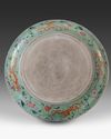 A massive Chinese famille rose 'dragon and phoenix' charger