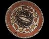 A SAMANID SLIP-PAINTED POTTERY BOWL, PERSIA, 10TH CENTURY