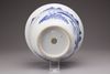 A blue and white bowl