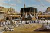 A LARGE PAINTING OF THE KABAA, 20TH CENTURY