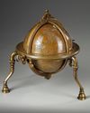 A BRASS CELESTIAL GLOBE, SIGNED BY AL-ISKANDERANI, INDIA, 19TH CENTURY