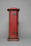 A JAPANESE LACQUERED WOODEN ZUSHI-SHRINE WITH AMIDA BUDDHA