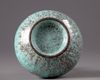 A Chinese robin's-egg-glazed garlic-head vase