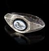 A ROMAN SILVER RING WITH NICOLE INTAGLIO SHOWING A PARROT, CIRCA 2ND-3RD CENTURY A.D.