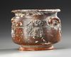 A ROMAN RED CLAY BOWL WITH EROTIC SCENES, CIRCA 1ST-2ND CENTURY A.D.