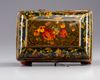 A Persian Qajar papier-mache casket