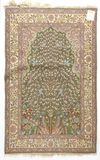 A KAYSERI SILK PRAYER RUG, 1940