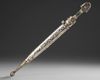 A NIELLO SILVER-MOUNTED STEEL DAGGER (KINDJAL), CAUCASUS, 19TH CENTURY