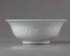 A white-glazed bowl