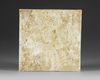 A CHINESE BLUE AND WHITE TILE FOR THE ISLAMIC MARKET, QING DYNASTY (1644-1912)