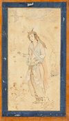 A PERSIAN MINIATURE OF A YOUTH, 