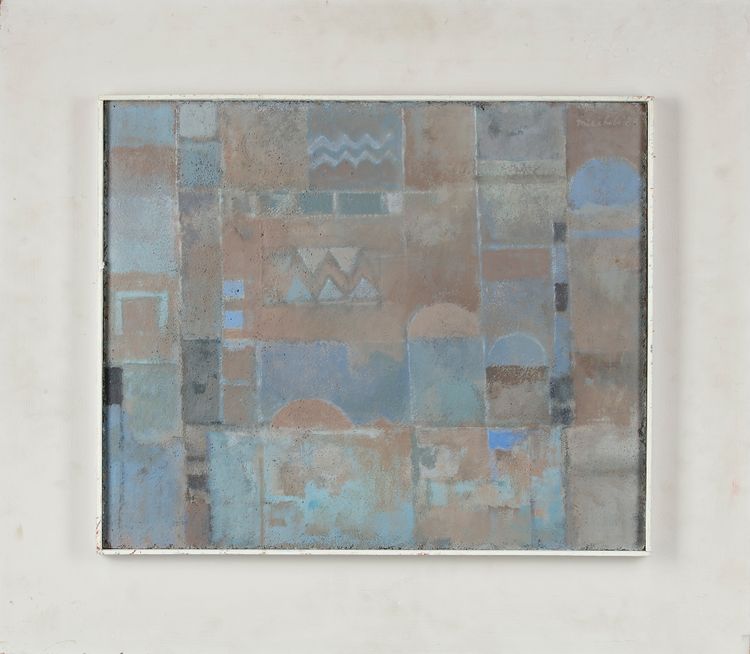 A MODERN OIL PAINTING, SIGNED 1987