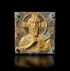 EARLY MEDIEVAL SILVER-GILDED ICON OF JESUS CHRIST, 12TH TO 13TH CENTURY A.D.