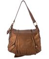 Yves Saint Laurent Metallic Bronze Bow Shoulder Bag