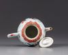 A Chinese famille verte globular shaped teapot