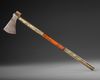 A FINE INDO-PERSIAN HORSEMAN'S AXE (TABARZIN), 18TH CENTURY