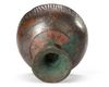 A SILVER-INLAID BRONZE FOOTED BOWL, PERSIA KHORASSAN, 12TH-13TH CENTURY