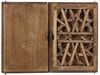 A PAIR OF IVORY BONE INLAID MAMLUK WOOD DOOR PANELS, EGYPT OR SYRIA, 14TH-15TH CENTURY