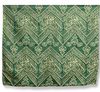 AN OTTOMAN GREEN SILK KISWA TEXTILE FRAGMENT,  TURKEY OR EGYPT, 20TH CENTURY