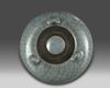 A Chinese grey crackle-glazed tripod censer