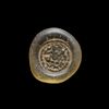 A FATIMID GLASS WEIGHT OF DOUBLE DIRHAM, EGYPT AL-AZIZ BILLAH ( 364-386AH/ 975-996 AD)