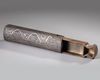 A SILVER INLAID METAL PEN BOX OR QALAMDAN, 20TH CENTURY