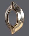 An Ottoman gilt metal frame of the black stone AL-hajaru al Aswad