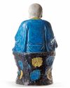 A CHINESE FAHUA GLAZED FIGURE OF BUDAI, CHINA, QING DYNASTY (1644-1911)