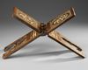 A WOODEN QURAN STAND WITH BONE INLAY, OTTOMAN MAMLUK, 18TH CENTURY