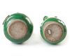 TWO LIGHT GREEN-GLAZED CANAKKALE POTTERY EWERS, OTTOMAN TURKEY, 19TH CENTURY