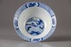 A Chinese blue and white klapmuts bowl